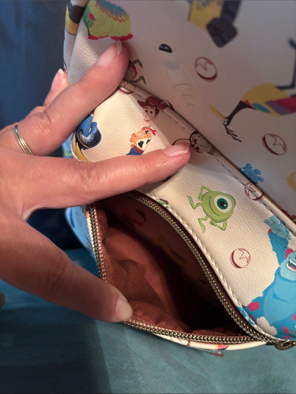 Disney/Pixar Loungefly mini backpack - Picture 6 of 7